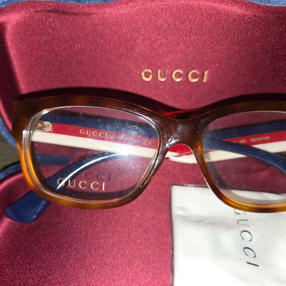 Gucci Glasses Square Frames